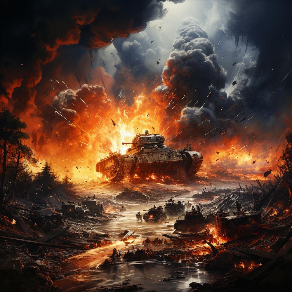A Fierce Battle Between Two Nations