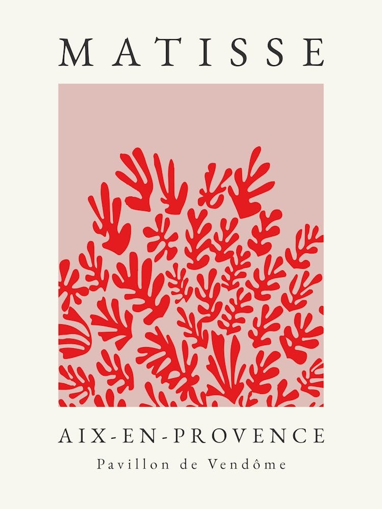 Matisse Print in Red 2