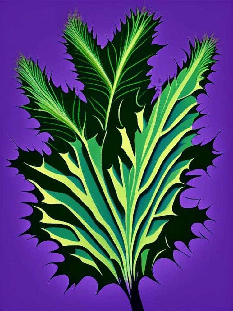 Thistle Leaf Vibrant Inspired 1