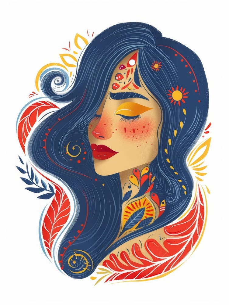 Girl With Feathers 1