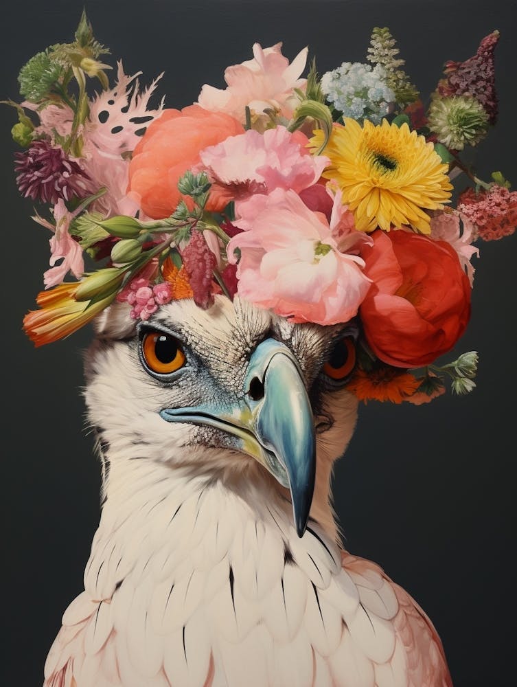 Bird With A Flower Crown Osprey 2