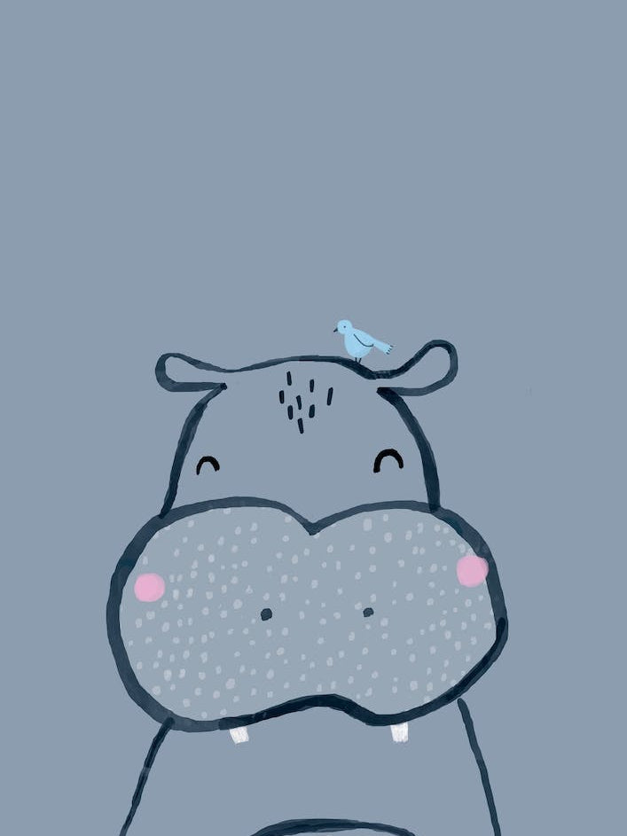 Inky Hippo