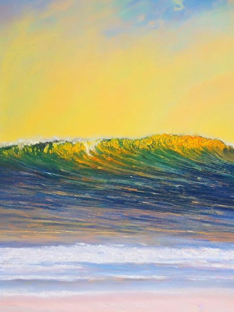 Rainbow Beach, Australia Bright Abstract