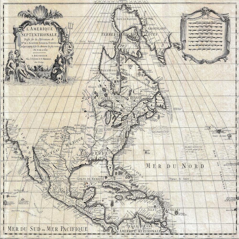 Map Of North America 1