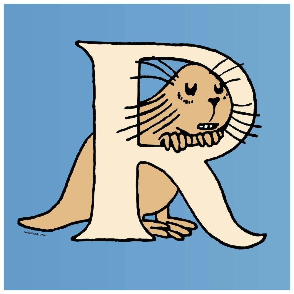 Moomin Collection Alphabet Letter R