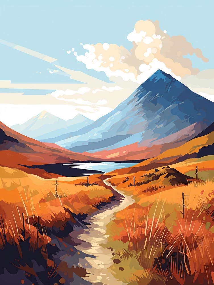 West Highland Way Ireland 4 Hiking Trail Landscape