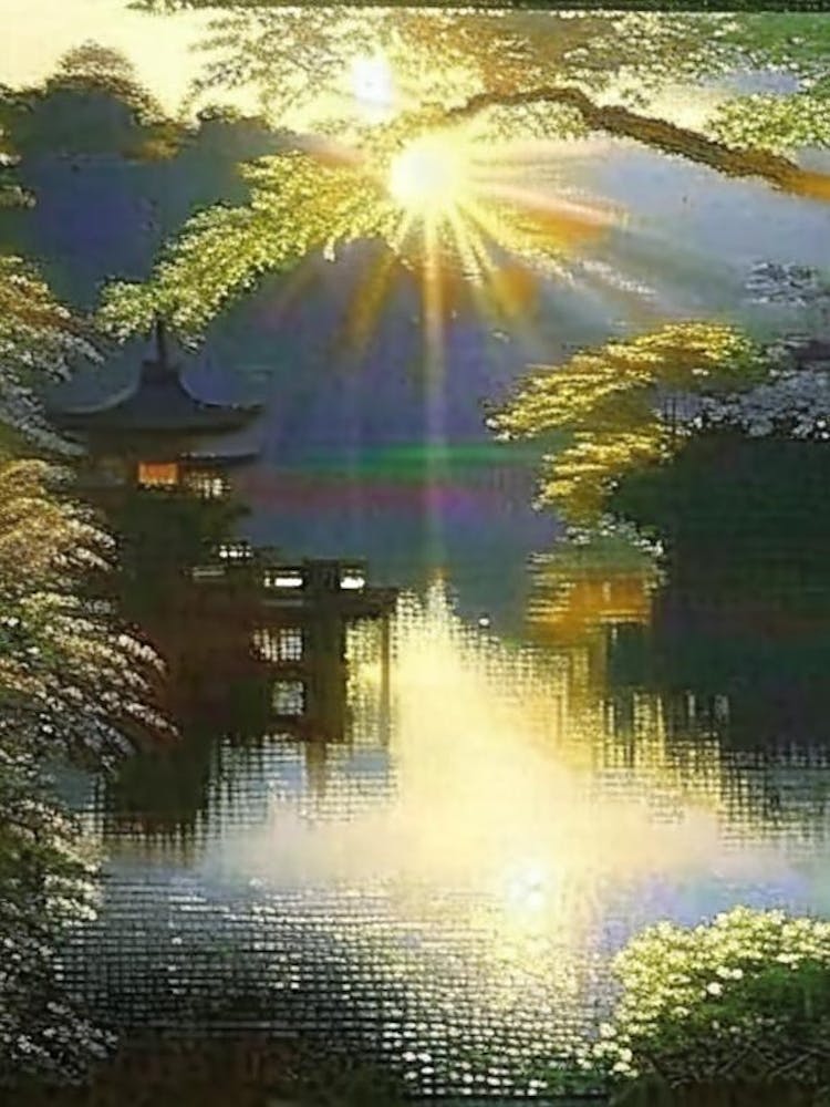Ginkaku Ji, Japan Classic Painting