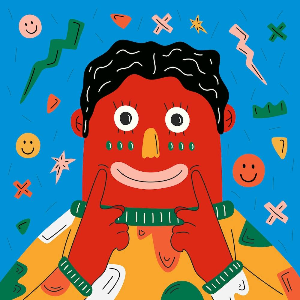 Turn That Frown Upside Down Square