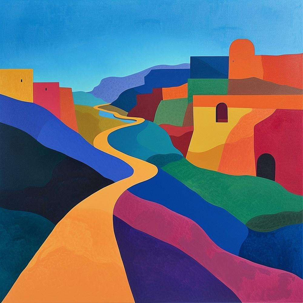 Abstract Travel Collection Uzbekistan 2