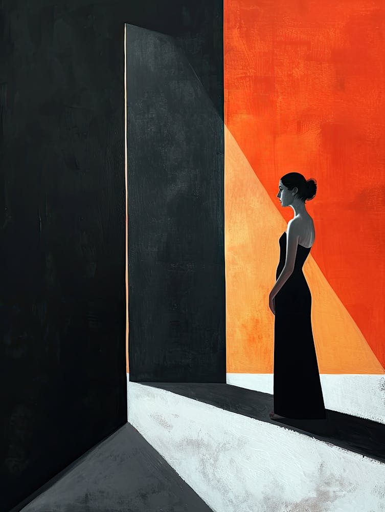 Woman In Black, Minimalism 1