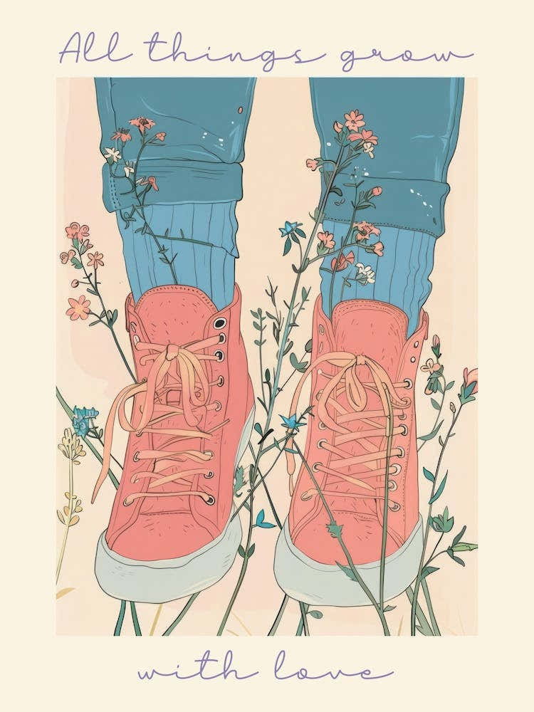 All Things Grow With Love Spring Flowers And Sneakers 2