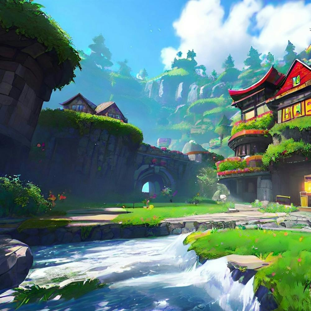 Village In The Mountains