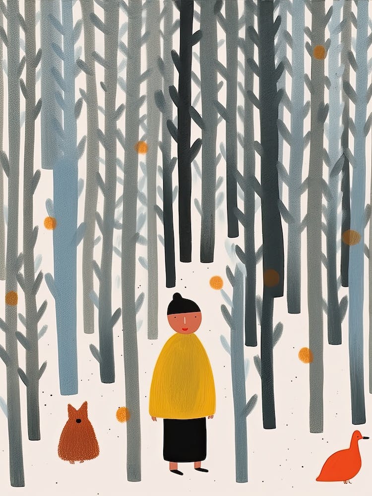 Into The Woods Scene, Tiny People And Illustration 3