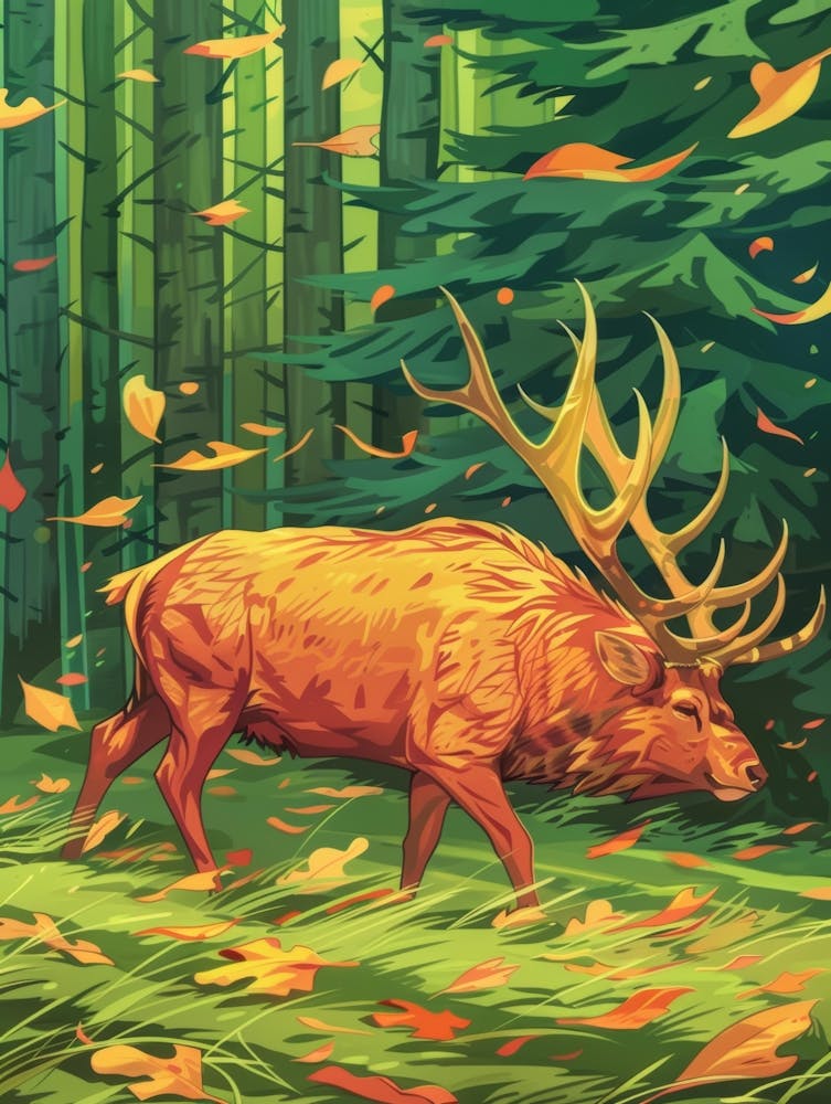 Élan dans la Forêt 2