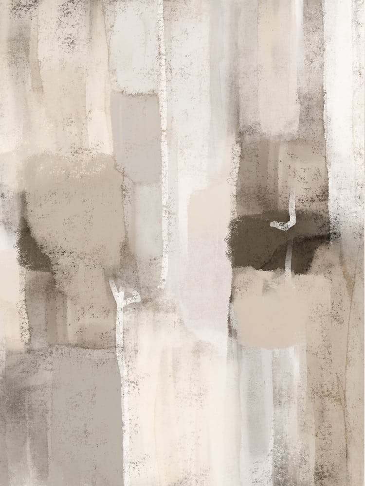 Beige Textured Abstract 1