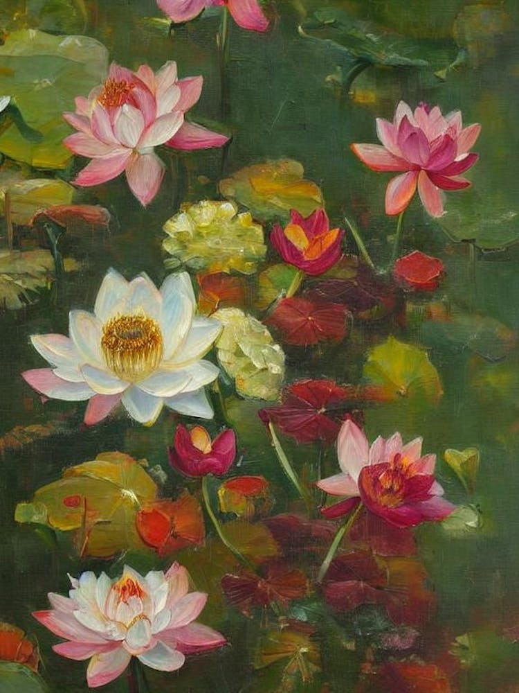 Lotus Painting 1 Flower