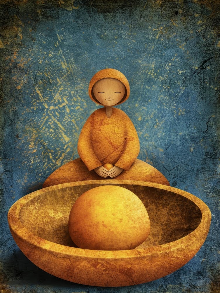 Meditating Man 2