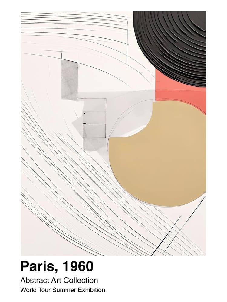 World Tour Exhibition, Abstract Art, Paris, 1960 9