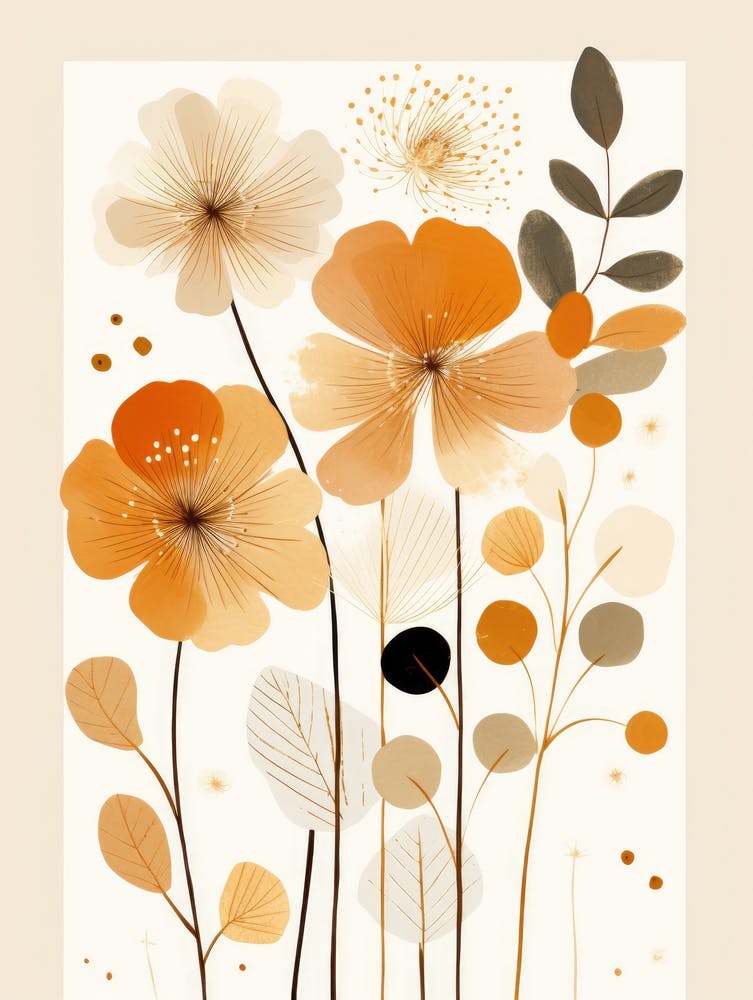 Orange Flowers 3