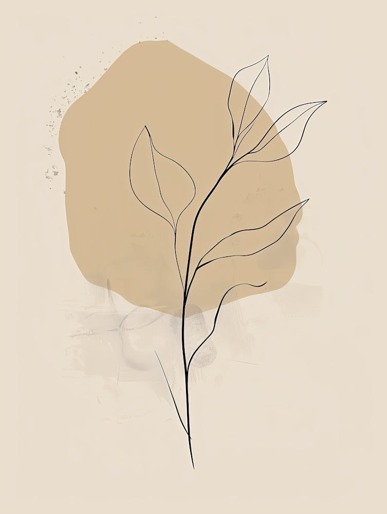 Dublin Botanical Garden Boho Line Art