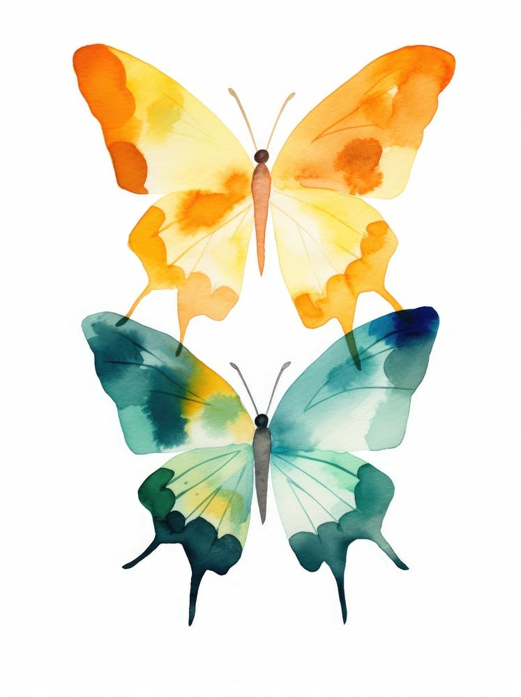 Watercolor Butterflies 11