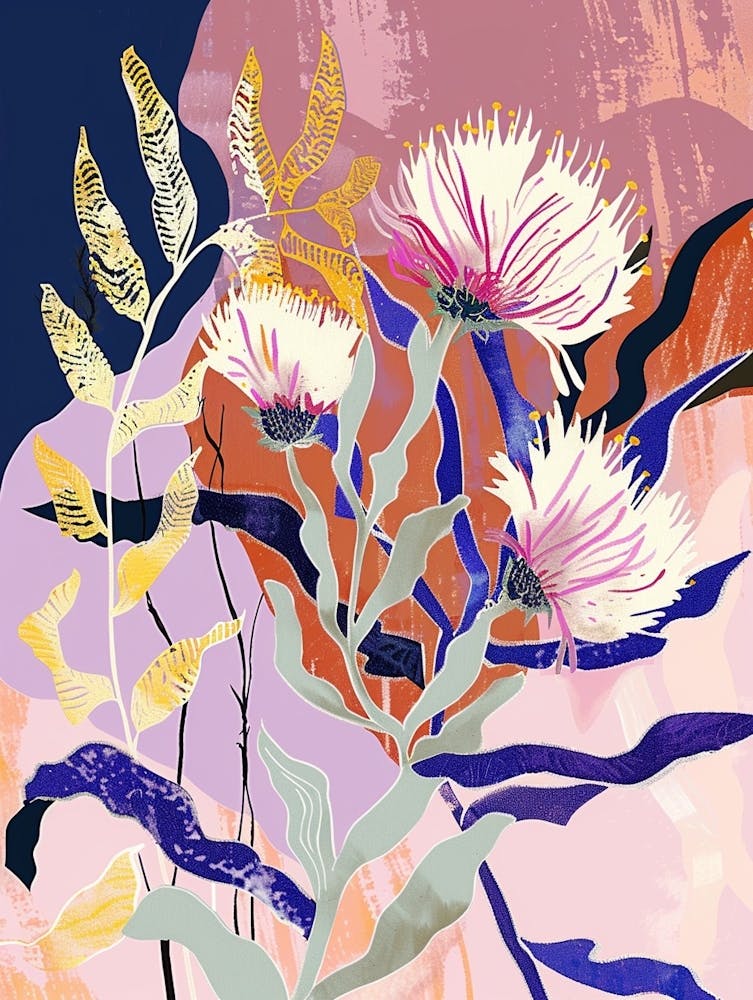 Illustration de Fleurs Colorées Asters 11