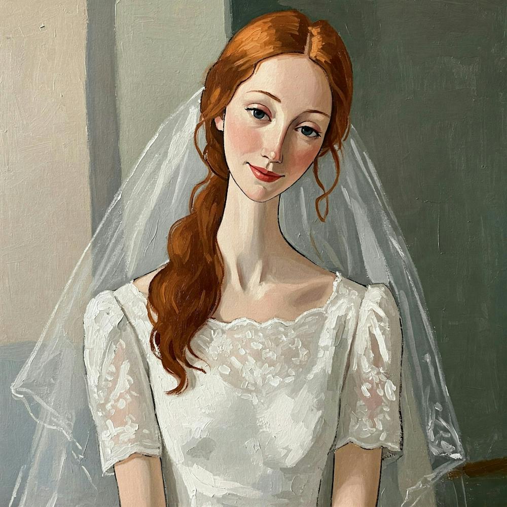 Bride In Wedding Dress