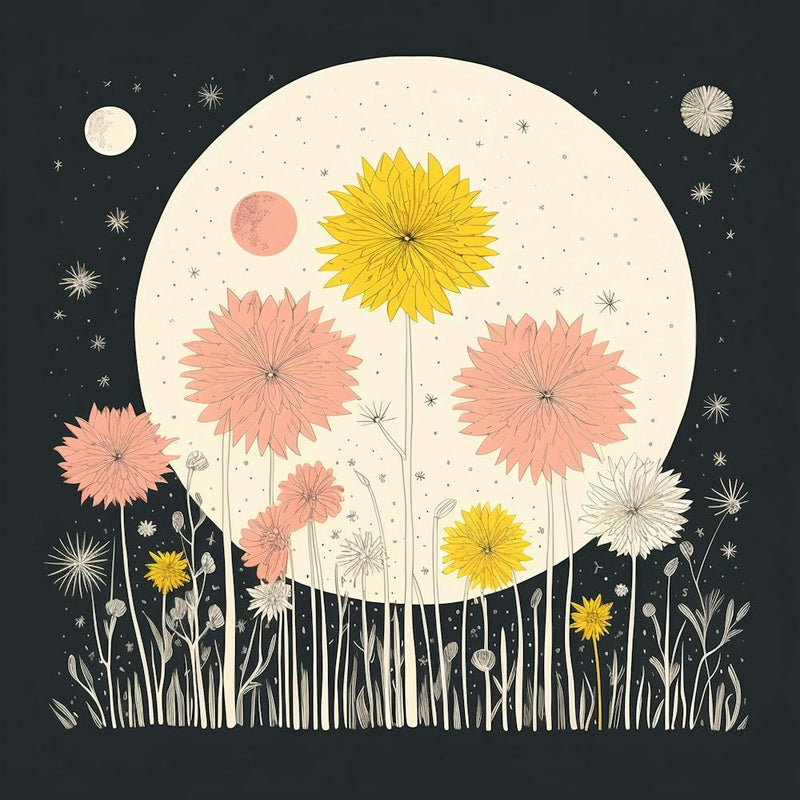 Space Flowers Universe Galaxy