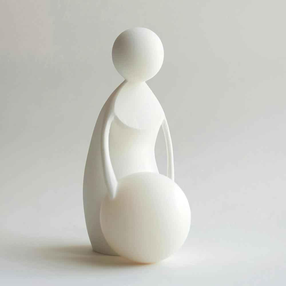 Person Holding A Ball