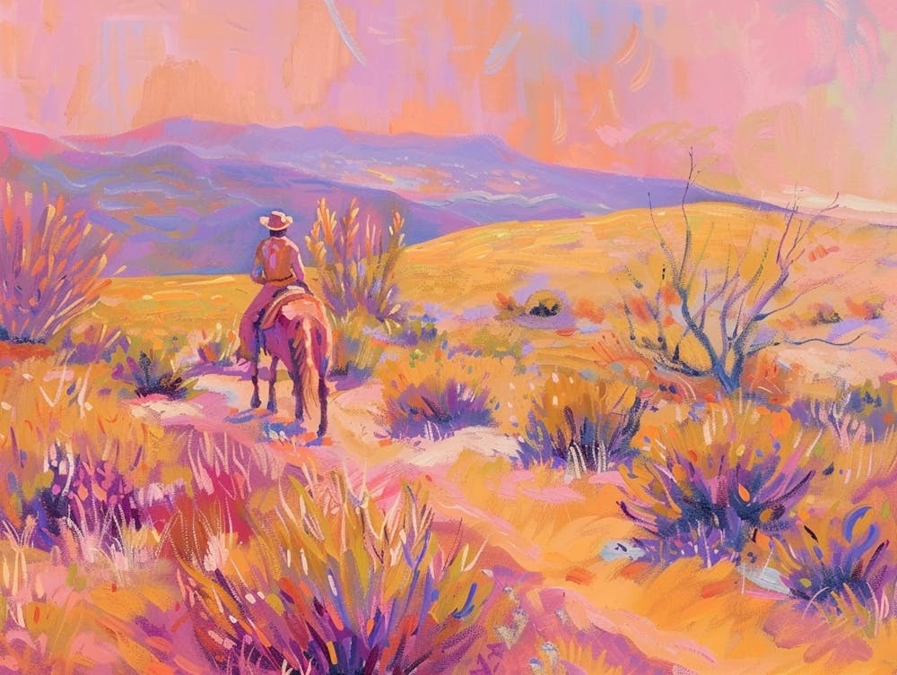 Cowboy Painting Colorado