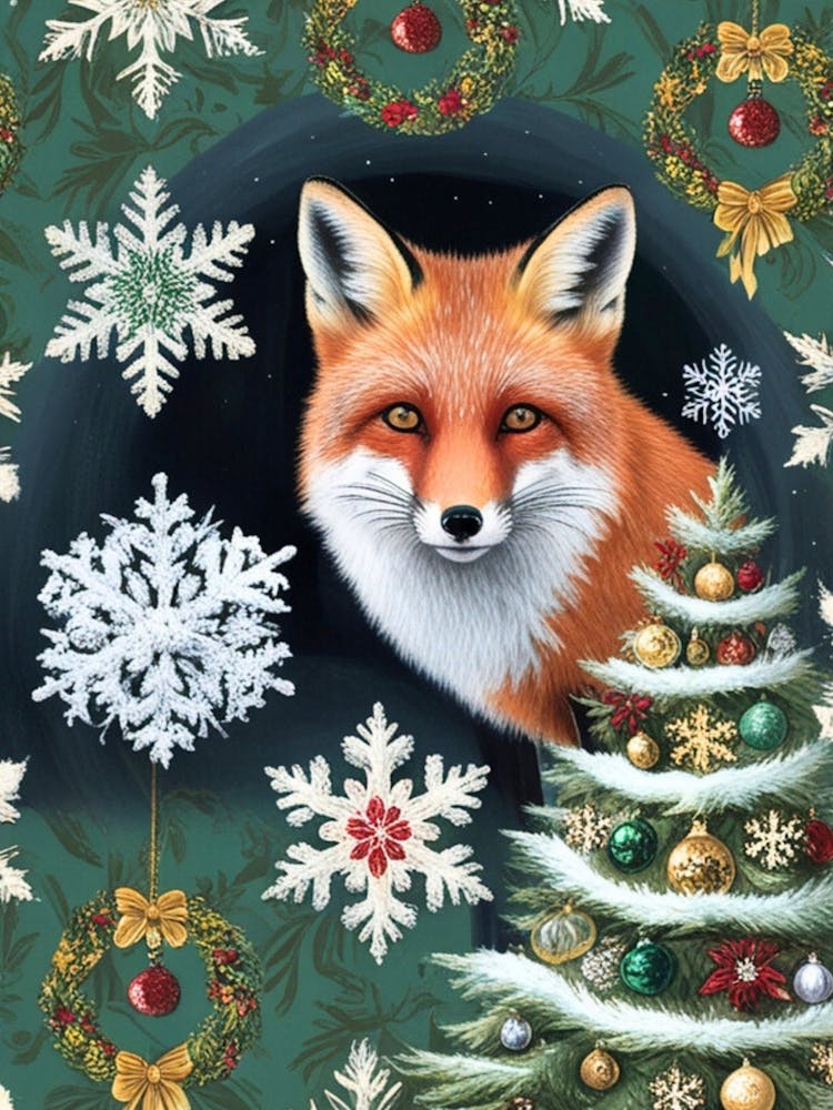 William Morris Christmas Fox 19