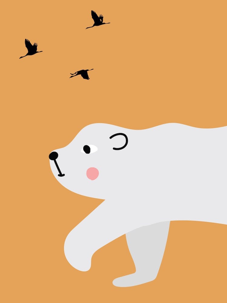 Polar Bear Neutral Yellow Kids