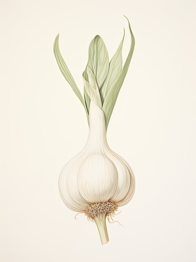 Garlic Vintage Botanical Herbs 2