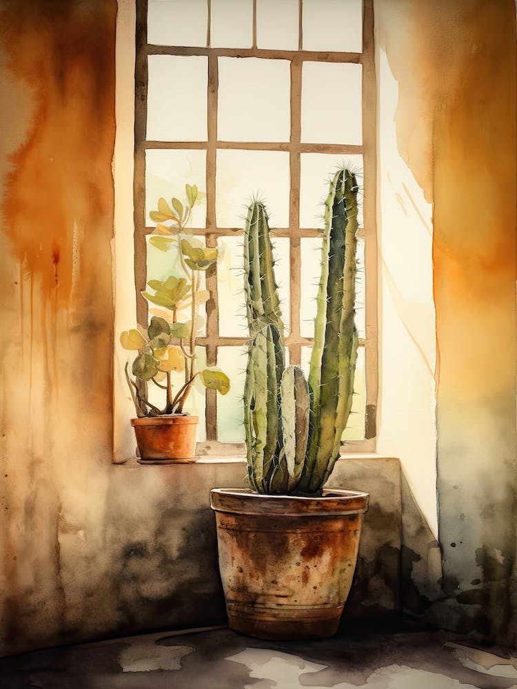 Saguaro-Kaktus Fenster 2