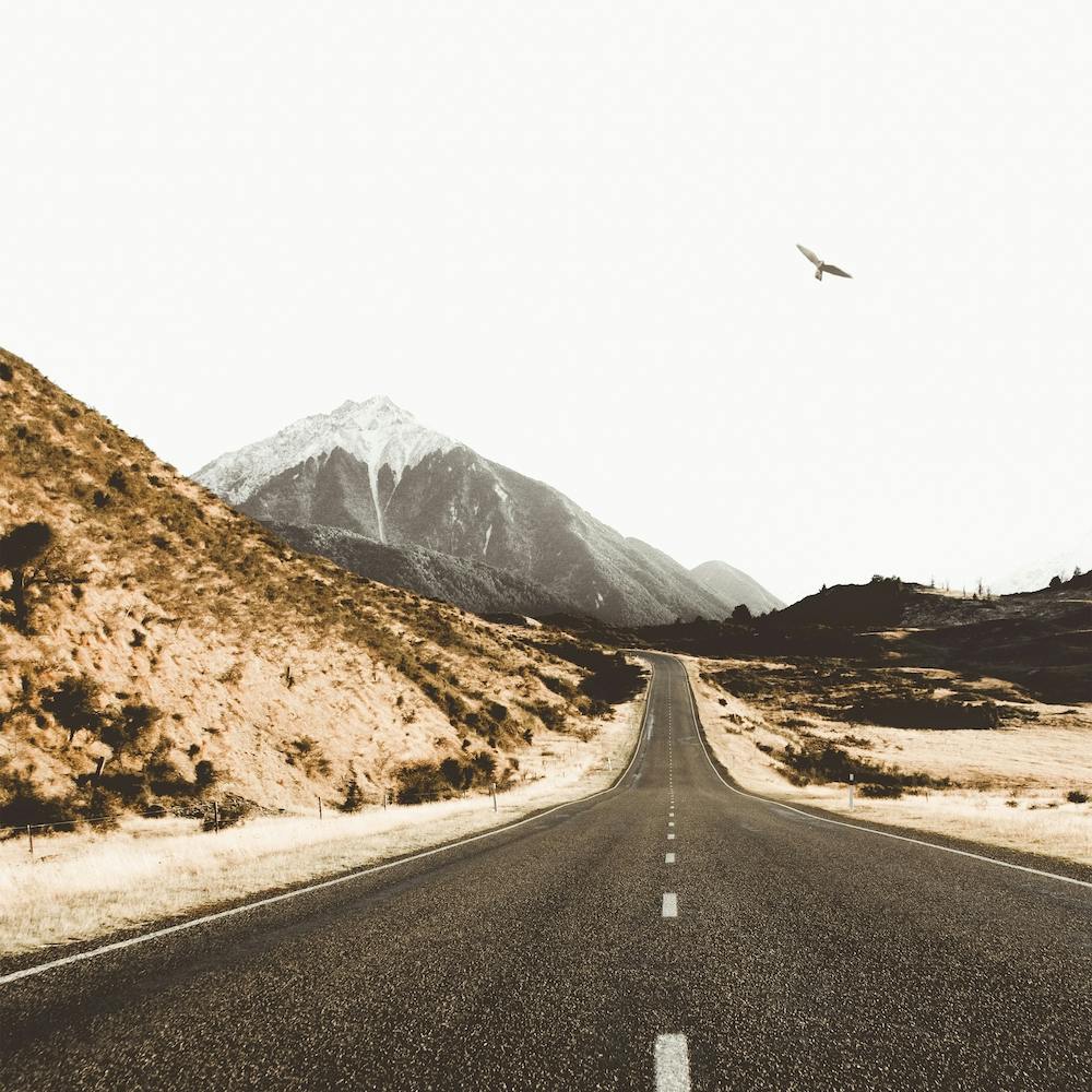 Mountain Road Trip Square