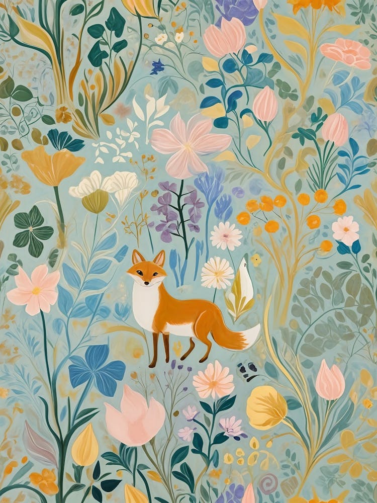 Little Fox In The Garden