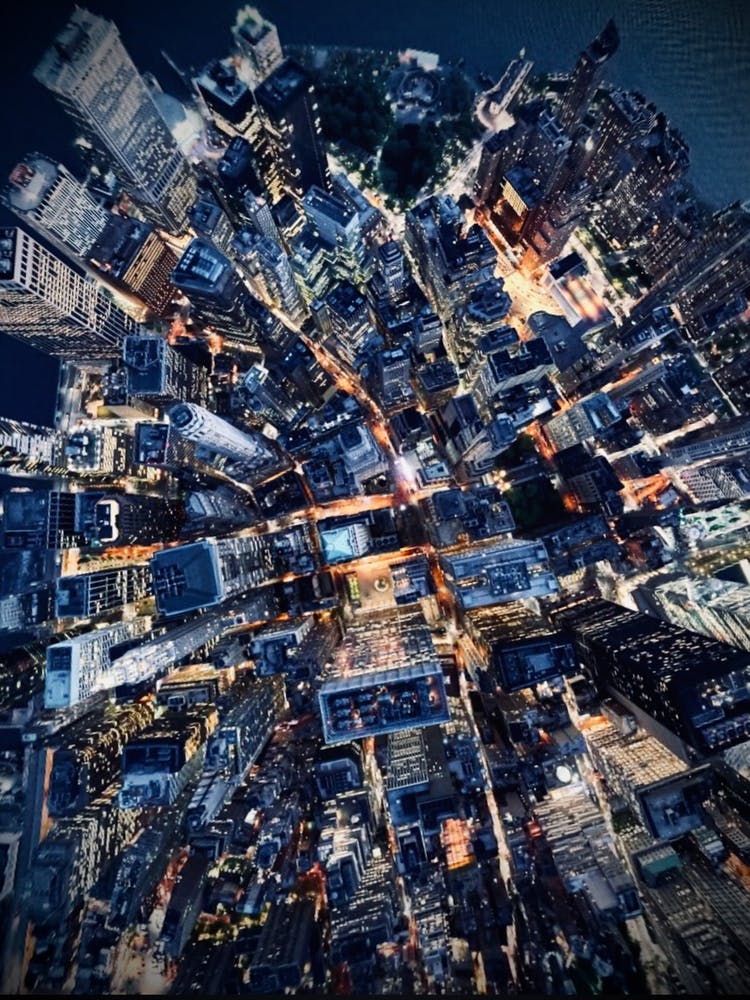 Stadt bei Nacht