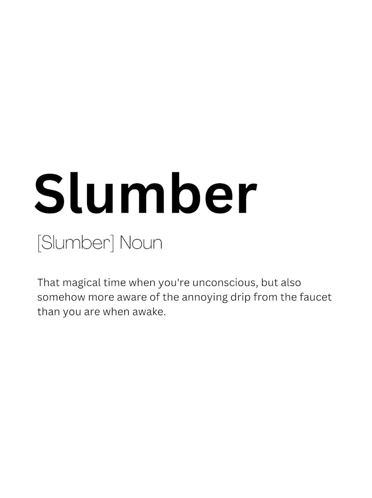 Slumber Definition Meaning 1