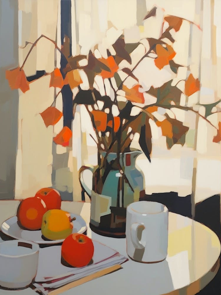 Autumn Kitchen Still Life Painting 5