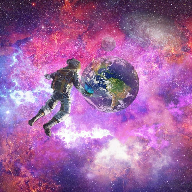 Astronaut Earth Space Planet Universe Fantasy Astronomy Globe Nasa Moon Astronautics