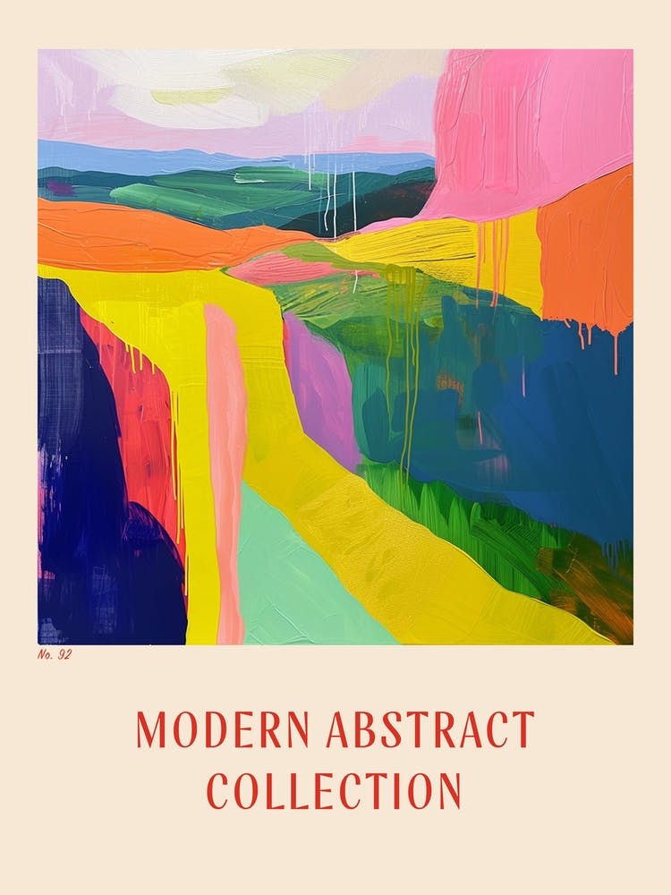 Moderne Abstrakte Kollektion Poster 92