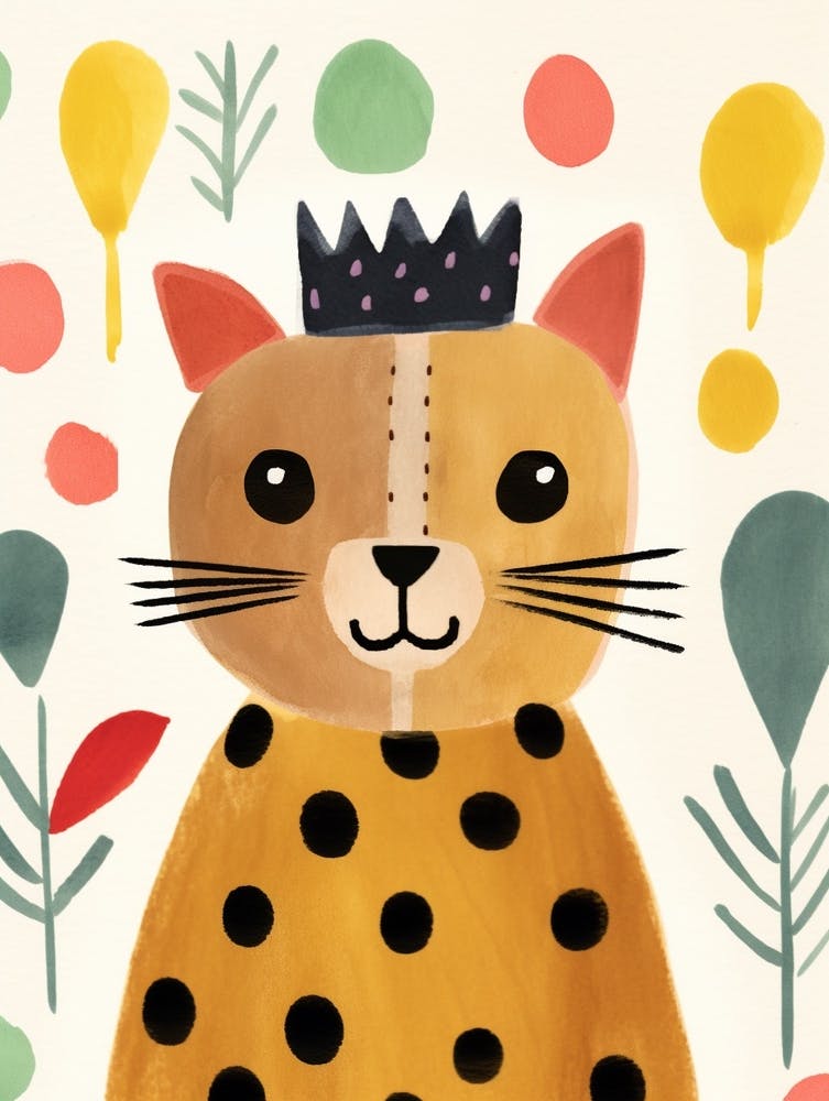 Little Puma 2 Wearing A Crown