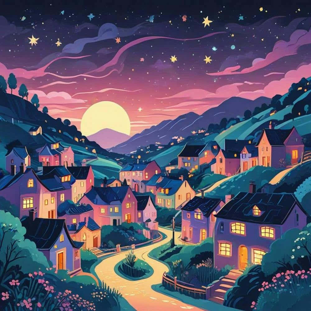 Celestial Milky Way Above A Desert Landscape Art (2) 1