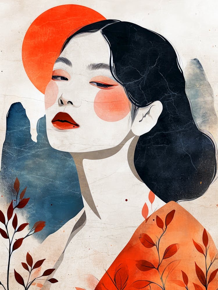 Asian Woman illustration