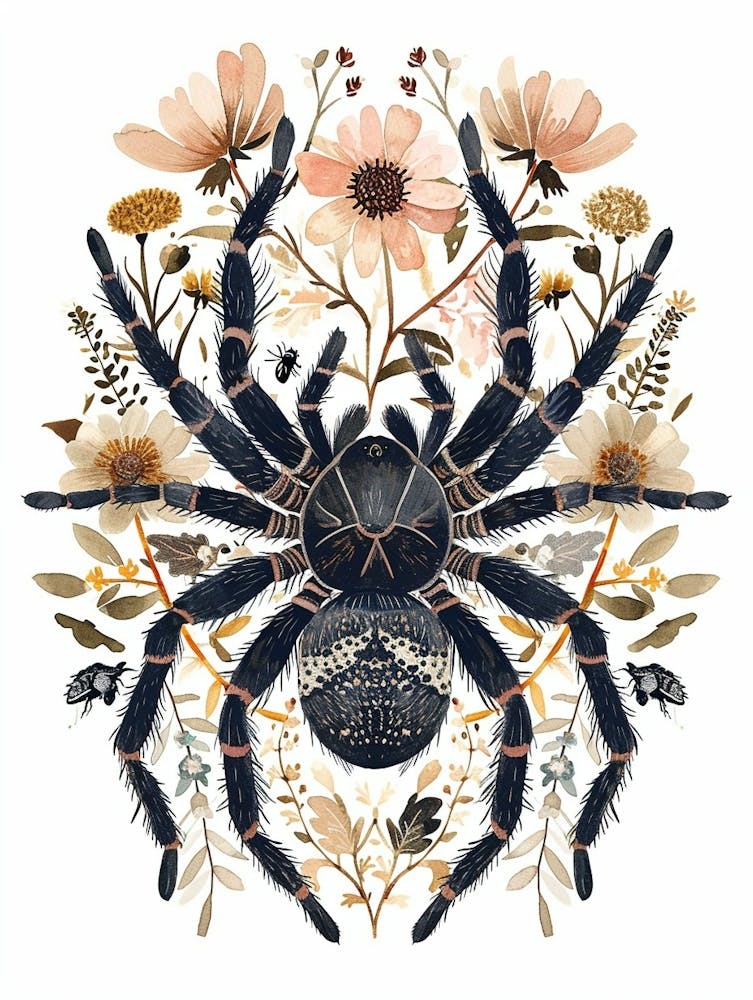 Colourful Insect Illustration Tarantula 15
