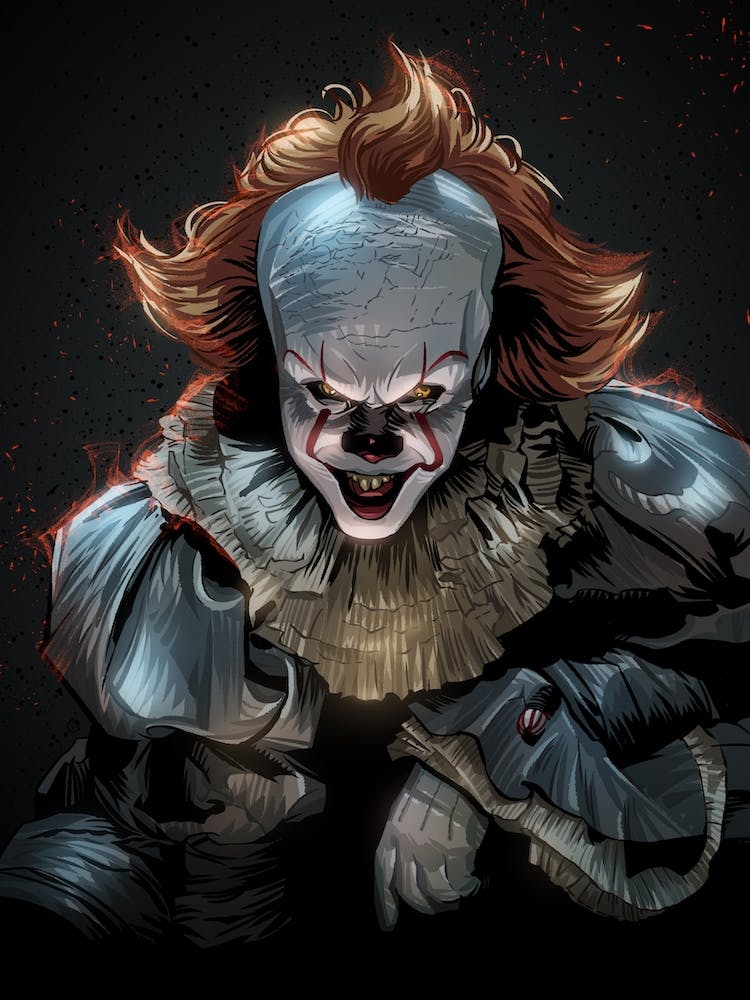 Pennywise It Clown Horror