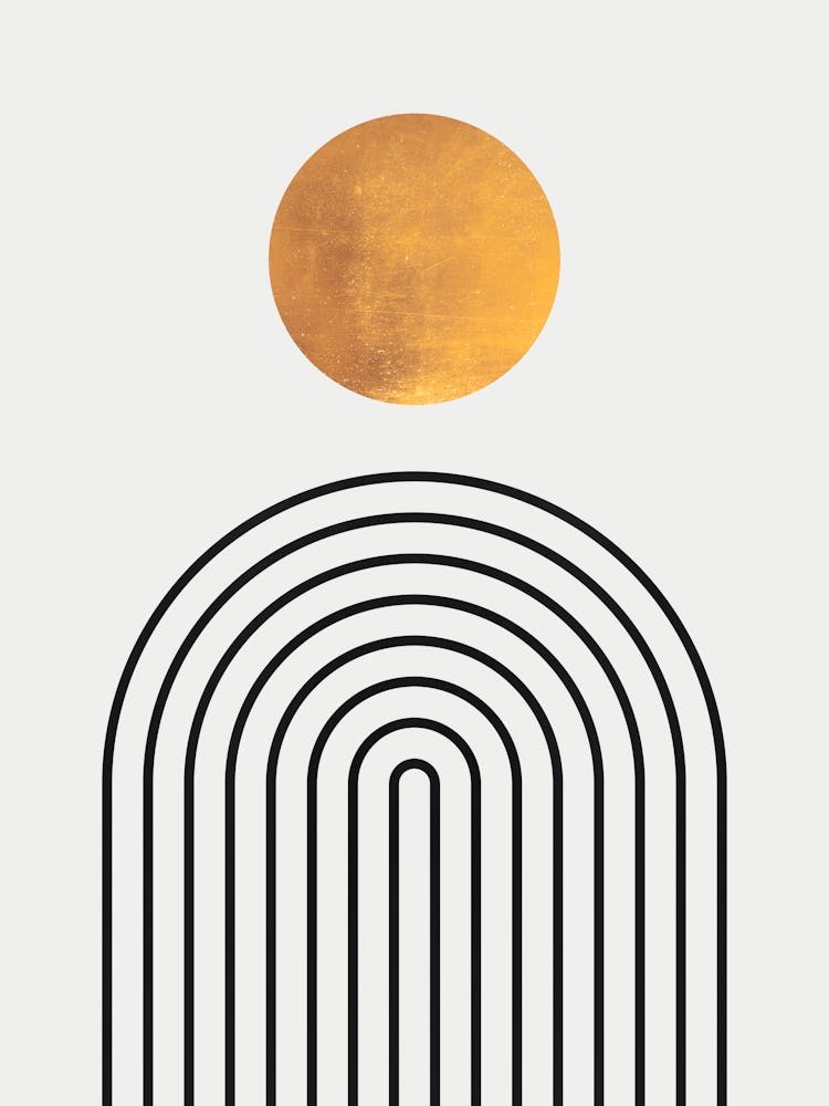 Circles lines and gold 2