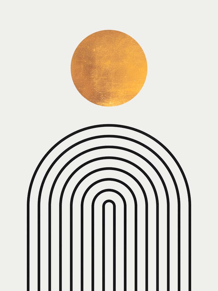 Circles lines and gold 2