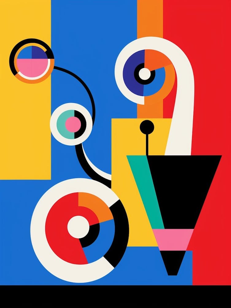 Snail Abstract Pop Art 3