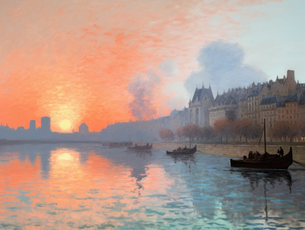Sunset On The Seine 2